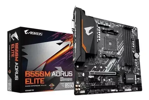 Placa Mae Gigabyte B550m Aorus Elite Rev 1.3